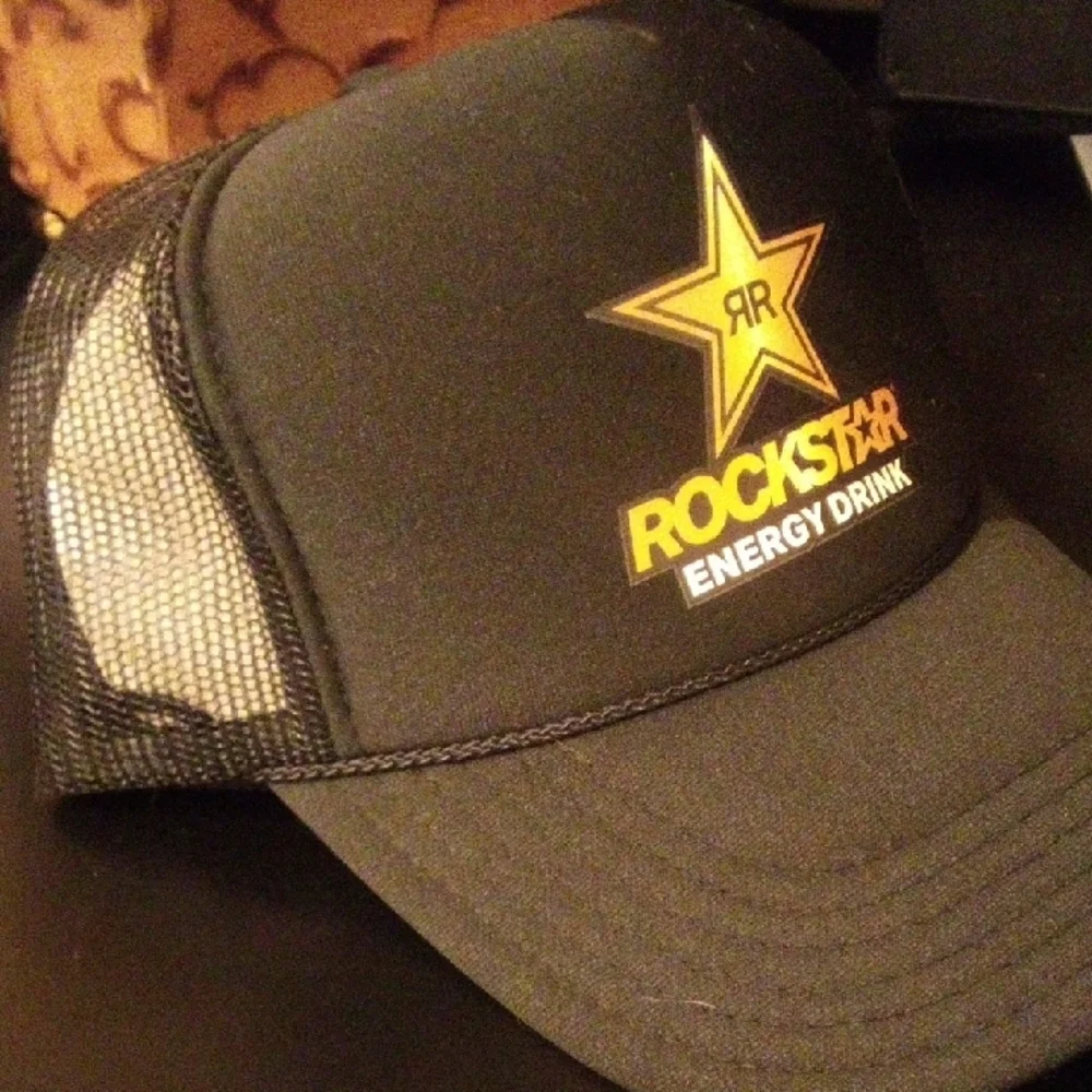 Rockstar Energy Drink Black Trucker Hat